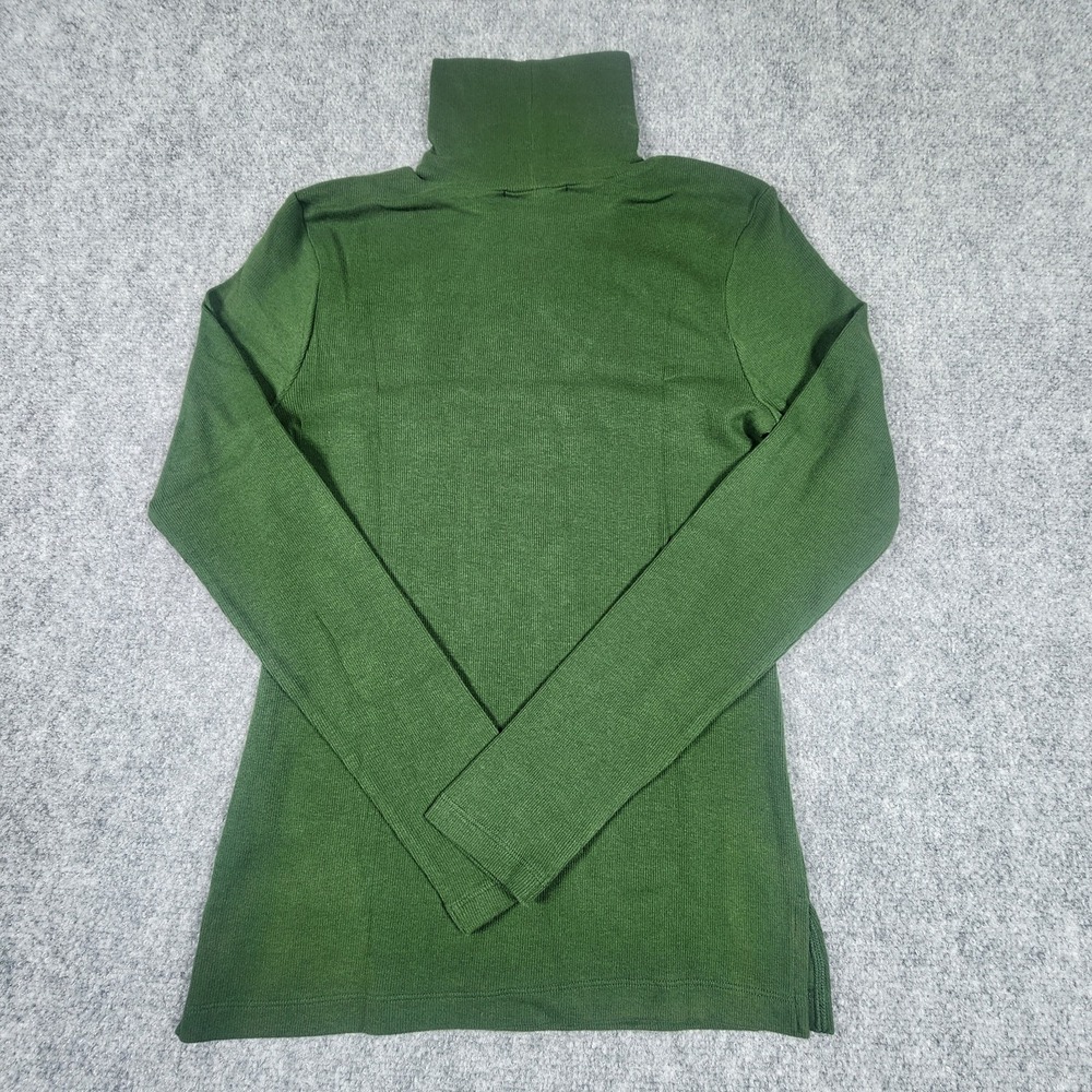 Ambiance TURTLENECK Ribbed LONG SLEEVE FINE-GAUGE SWEATER TOP
